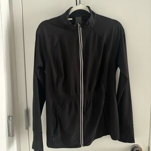 Women's Black Zip-Up Jacket